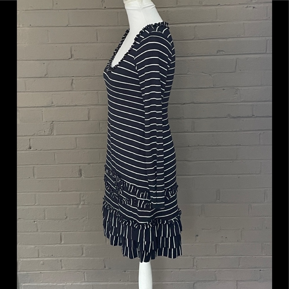 Bailey 44 Navy & White Dress M - Picture 4 of 14
